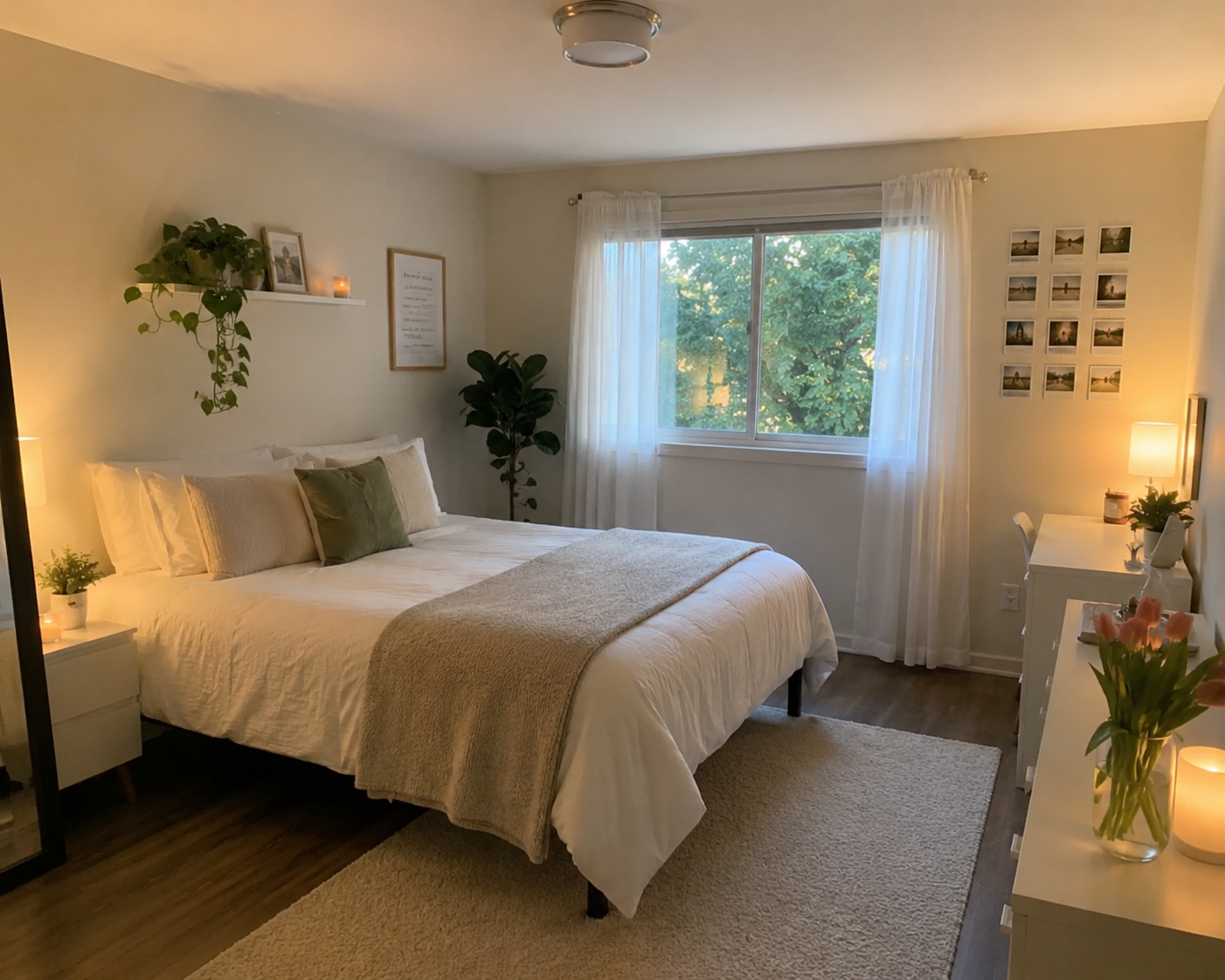 Cozy freshly cleaned living room